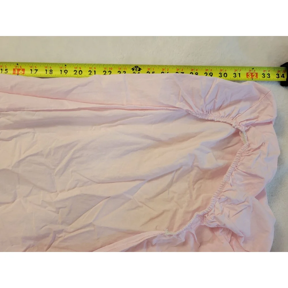 Bundle (4) Circo Pink Nursery Set: Changing Pad Covers & Toddler Fitted Sheets